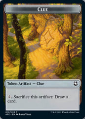 Clue // Goblin Double-Sided Token [Dungeons & Dragons: Adventures in the Forgotten Realms Commander Tokens] | Lots Moore NSW