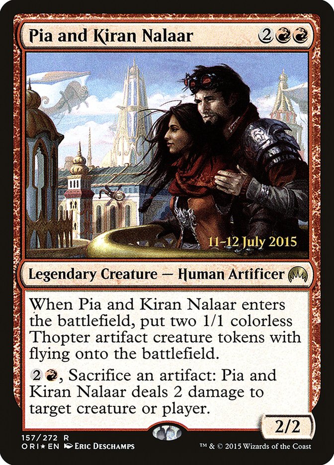 Pia and Kiran Nalaar [Magic Origins Prerelease Promos] | Lots Moore NSW