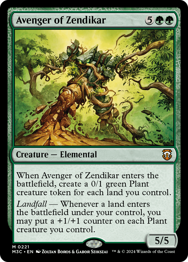 Avenger of Zendikar (Ripple Foil) [Modern Horizons 3 Commander] | Lots Moore NSW