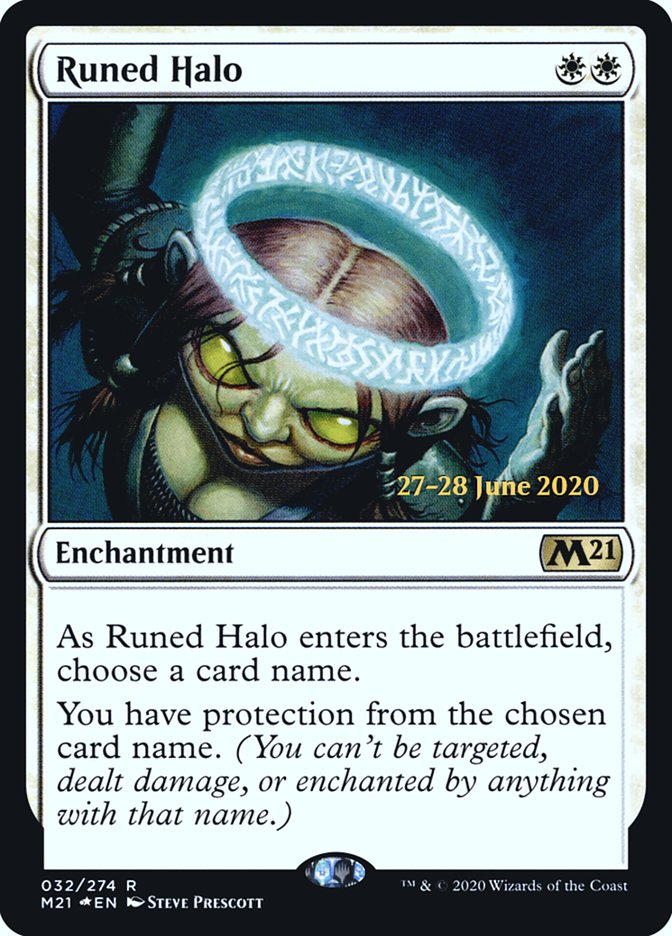 Runed Halo [Core Set 2021 Prerelease Promos] | Lots Moore NSW