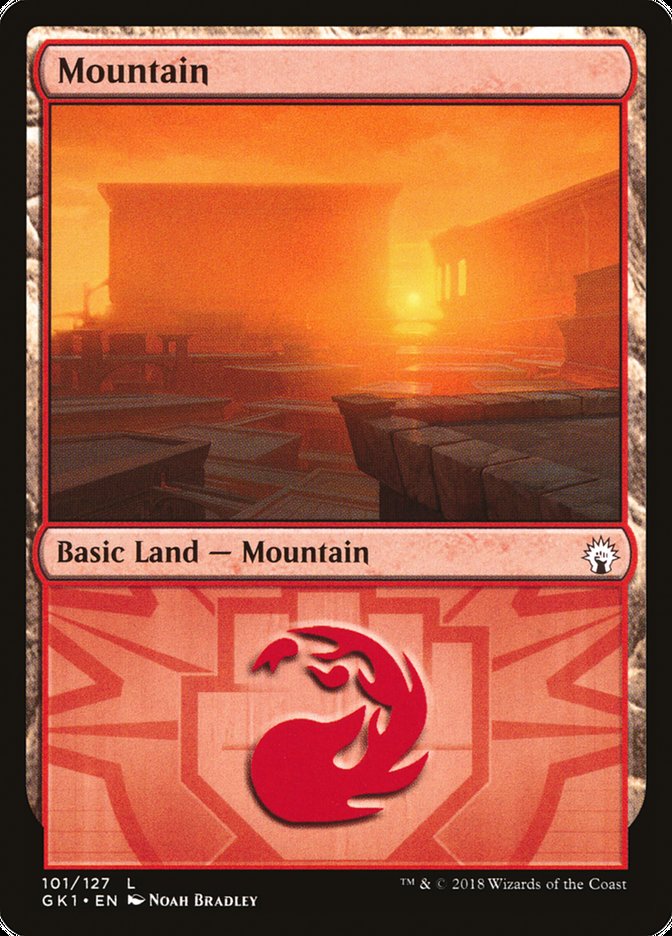Mountain (101) [Guilds of Ravnica Guild Kit] | Lots Moore NSW