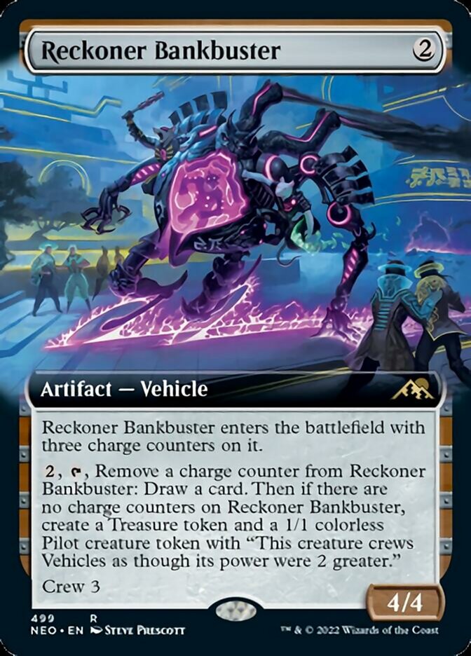 Reckoner Bankbuster (Extended Art) [Kamigawa: Neon Dynasty] | Lots Moore NSW