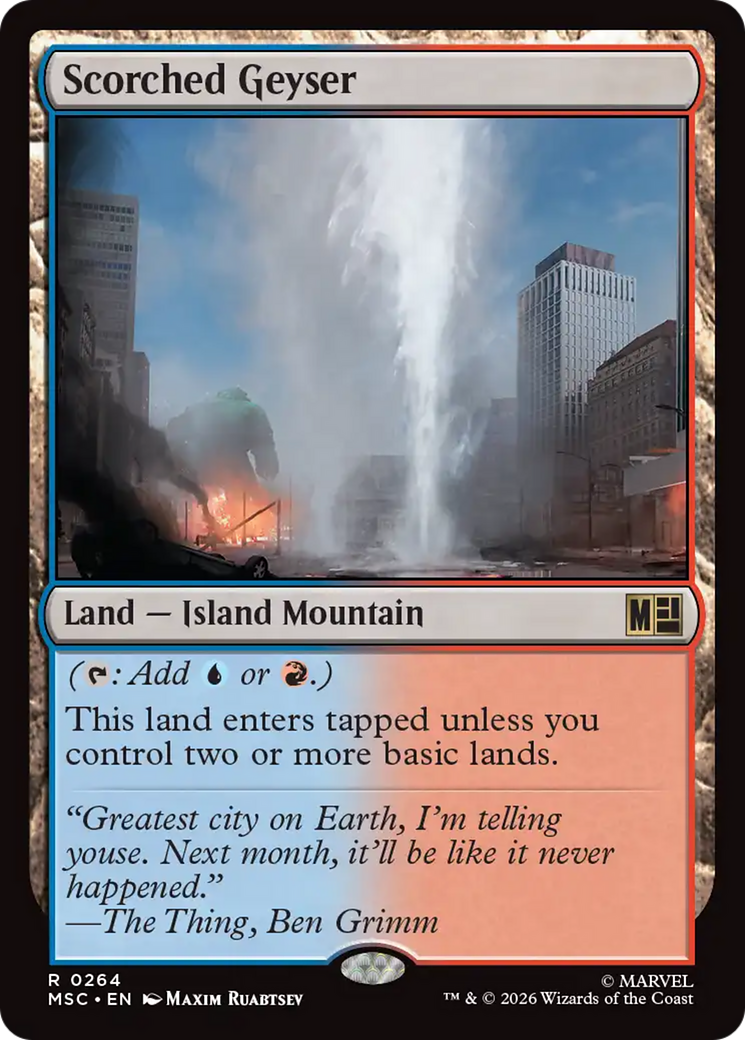 Scorched Geyser [Marvel Super Heroes Commander] | Lots Moore NSW
