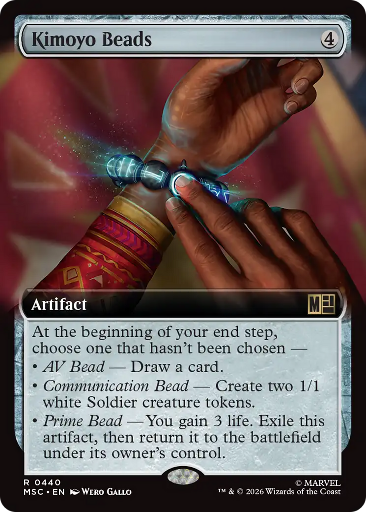 Kimoyo Beads (Extended Art) [Marvel Super Heroes Commander] | Lots Moore NSW