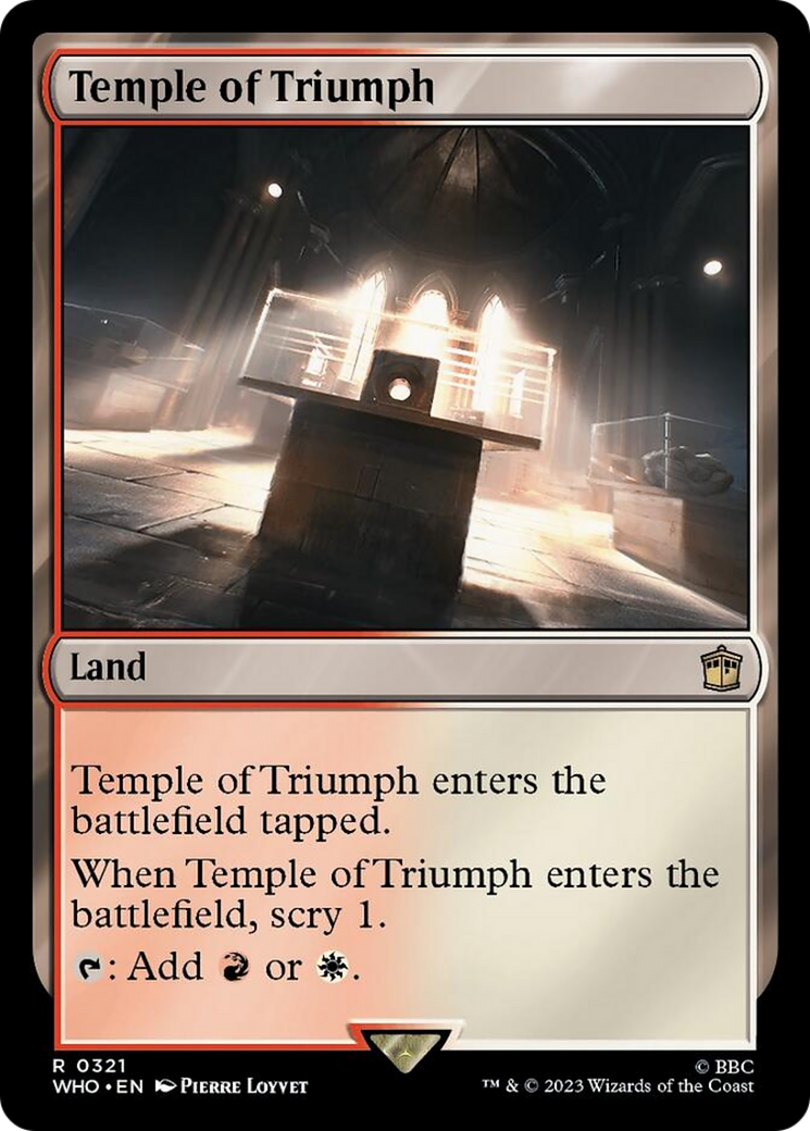 Temple of Triumph [Doctor Who] | Lots Moore NSW