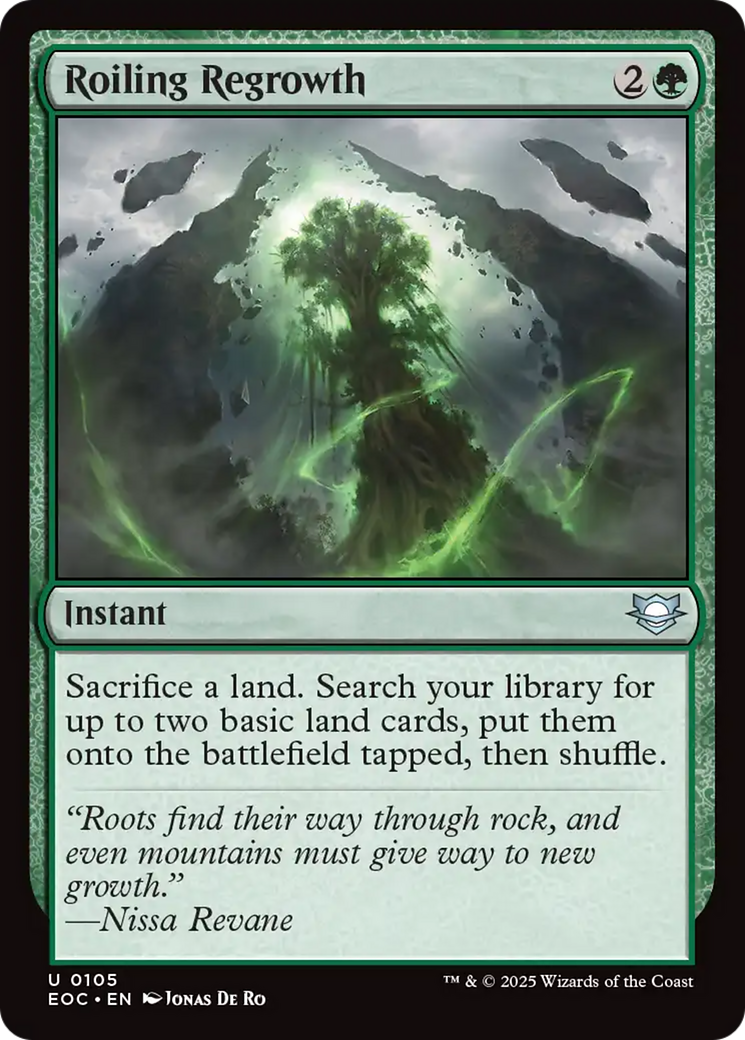 Roiling Regrowth [Edge of Eternities Commander] | Lots Moore NSW