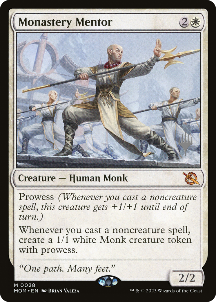 Monastery Mentor (Promo Pack) [March of the Machine Promos] | Lots Moore NSW