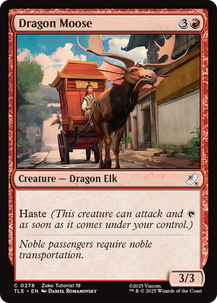 Dragon Moose (0278) [Avatar: The Last Airbender: Eternal-Legal] | Lots Moore NSW