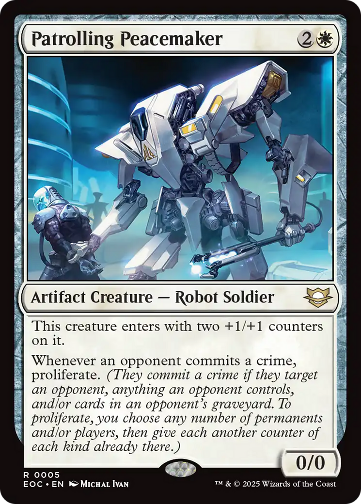 Patrolling Peacemaker [Edge of Eternities Commander] | Lots Moore NSW
