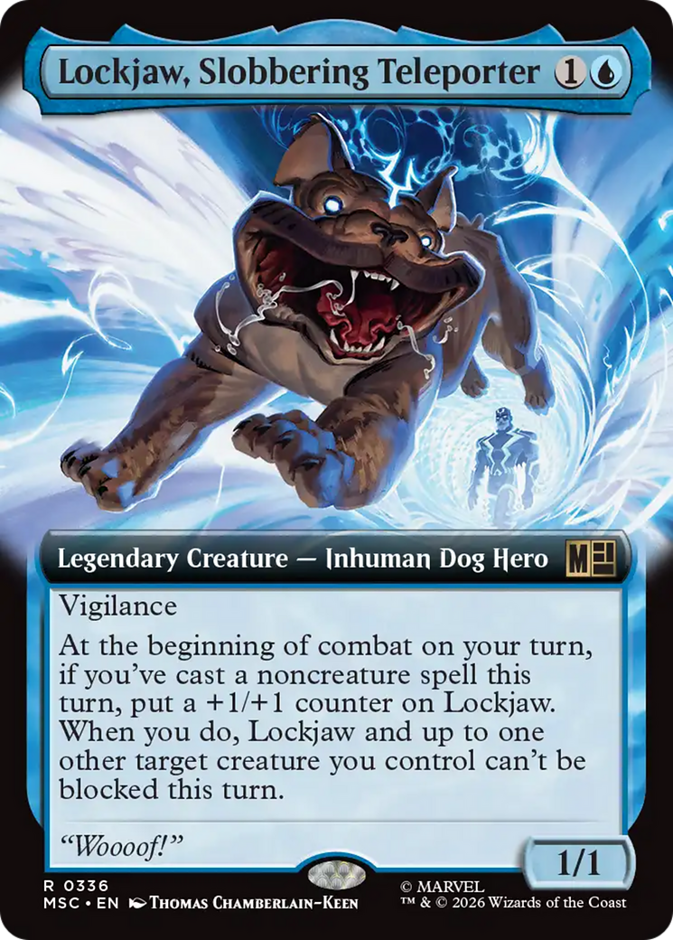 Lockjaw, Slobbering Teleporter (Extended Art) [Marvel Super Heroes Commander] | Lots Moore NSW