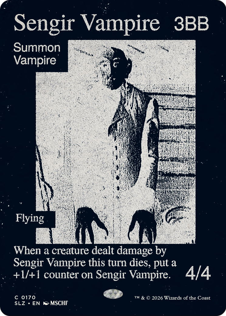 Sengir Vampire (0170) [Secret Lair x MSCHF: The Zeta Set] | Lots Moore NSW