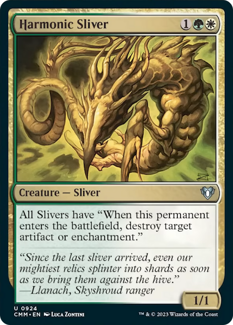 Harmonic Sliver [Commander Masters] | Lots Moore NSW