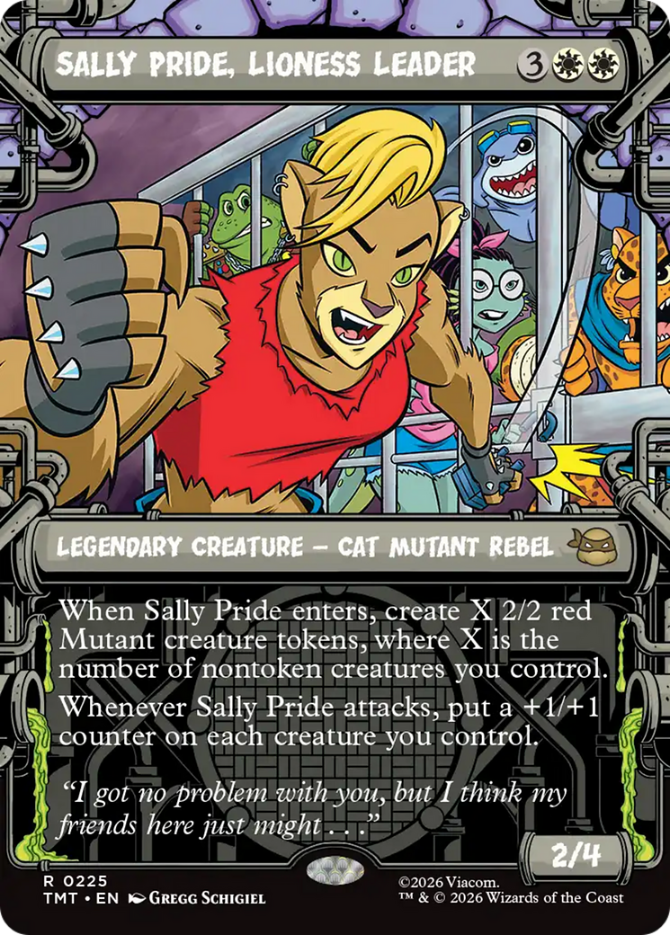 Sally Pride, Lioness Leader (Showcase) [Teenage Mutant Ninja Turtles] | Lots Moore NSW