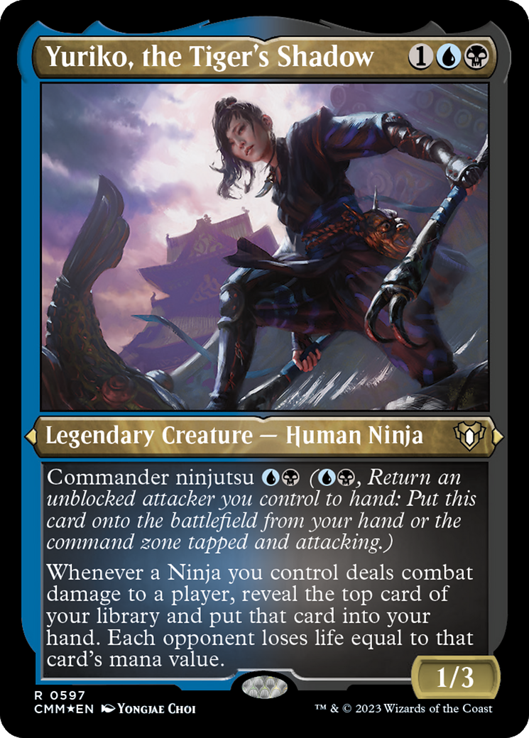 Yuriko, the Tiger's Shadow (Foil Etched) [Commander Masters] | Lots Moore NSW