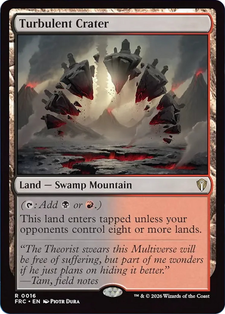 Turbulent Crater [Reality Fracture Commander] | Lots Moore NSW