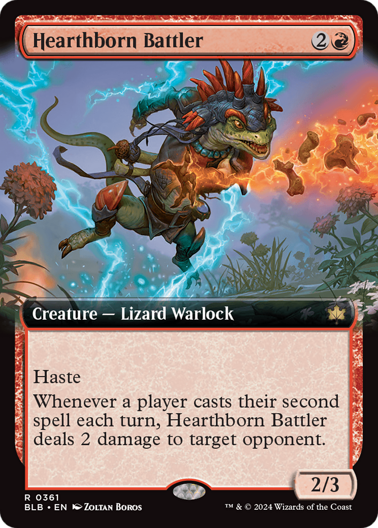 Hearthborn Battler (Extended Art) [Bloomburrow] | Lots Moore NSW