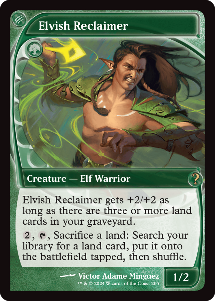 Elvish Reclaimer (Future Sight) [Mystery Booster 2] | Lots Moore NSW