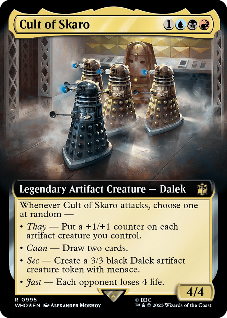 Cult of Skaro (Extended Art) (Surge Foil) [Doctor Who] | Lots Moore NSW