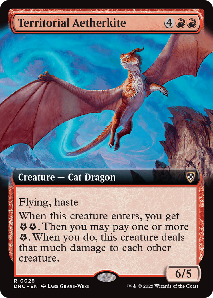 Territorial Aetherkite (Extended Art) [Aetherdrift Commander] | Lots Moore NSW
