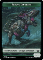 Fungus Dinosaur // Vampire Demon Double-Sided Token [The Lost Caverns of Ixalan Tokens] | Lots Moore NSW