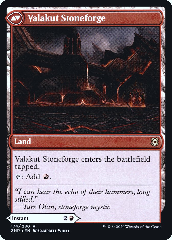 Valakut Awakening // Valakut Stoneforge [Zendikar Rising Prerelease Promos] | Lots Moore NSW