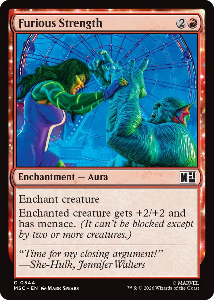 Furious Strength [Marvel Super Heroes Commander] | Lots Moore NSW