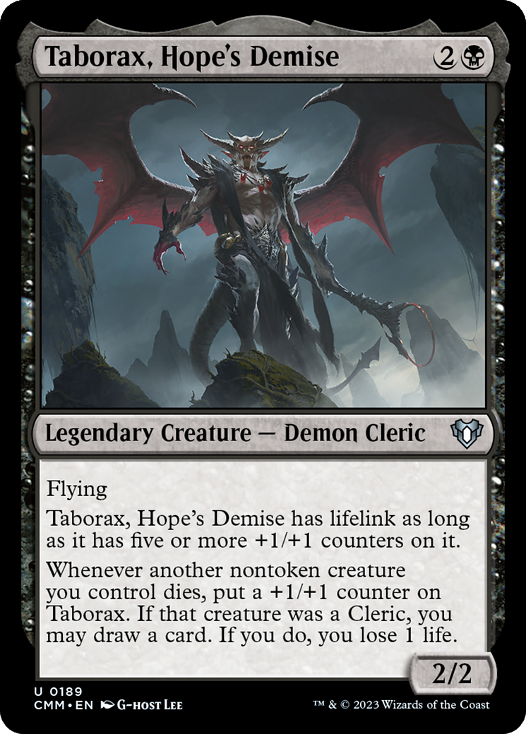 Taborax, Hope's Demise [Commander Masters] | Lots Moore NSW