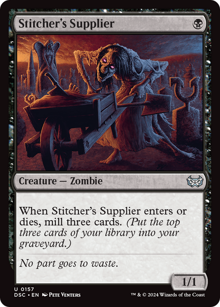 Stitcher's Supplier [Duskmourn: House of Horror Commander] | Lots Moore NSW