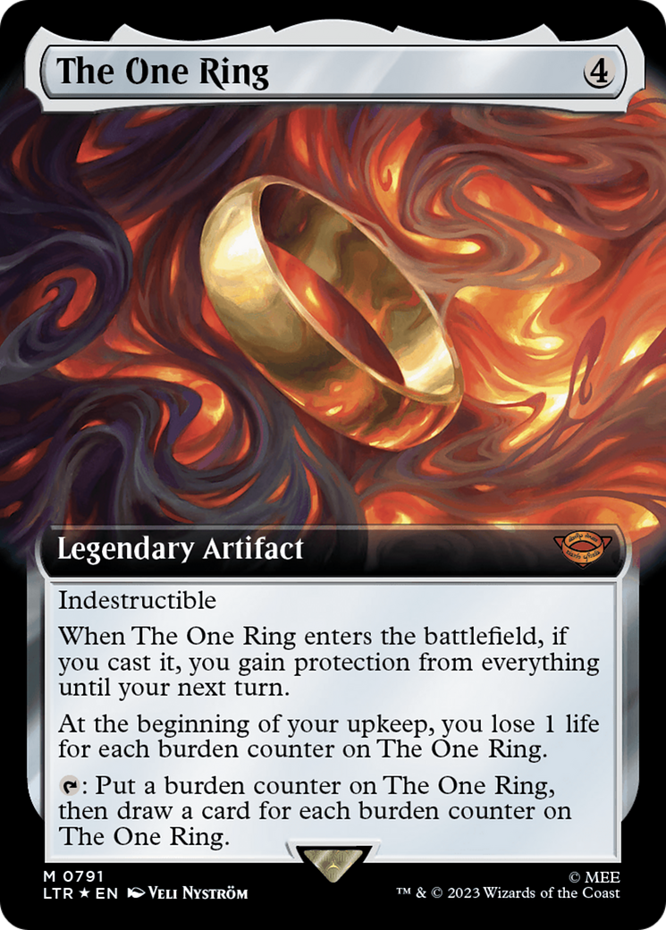 The One Ring (Extended Art) (Surge Foil) [The Lord of the Rings: Tales of Middle-Earth] | Lots Moore NSW