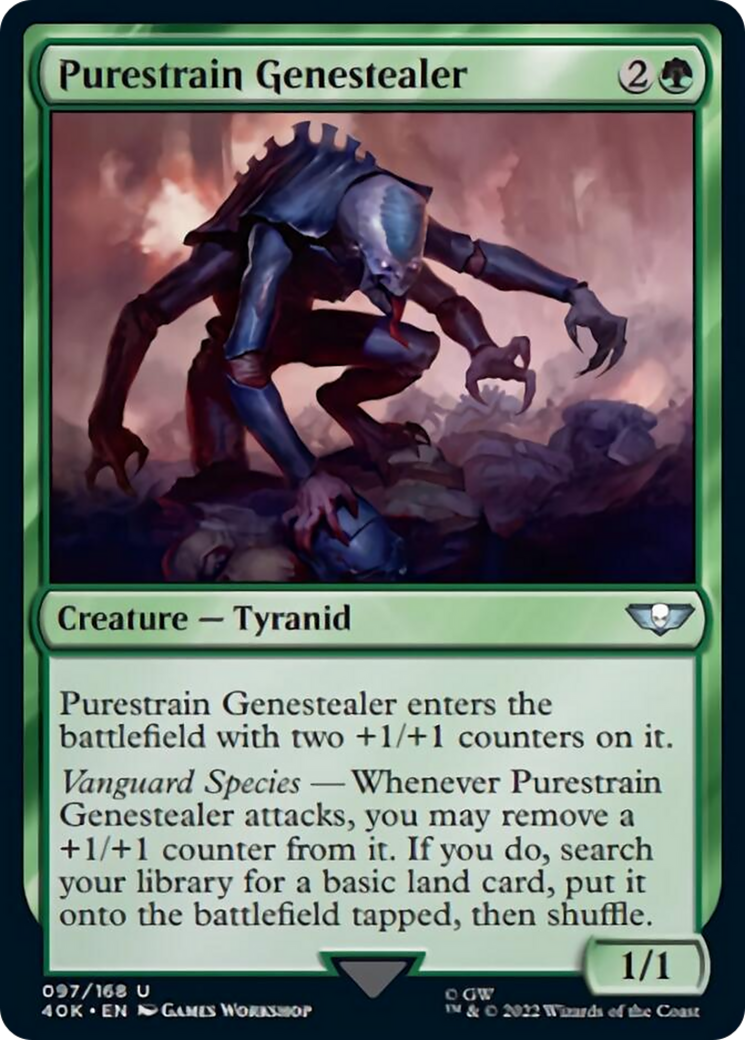 Purestrain Genestealer (Surge Foil) [Warhammer 40,000] | Lots Moore NSW