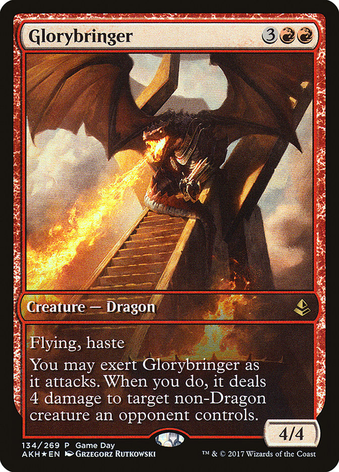 Glorybringer (Game Day) [Amonkhet Promos] | Lots Moore NSW