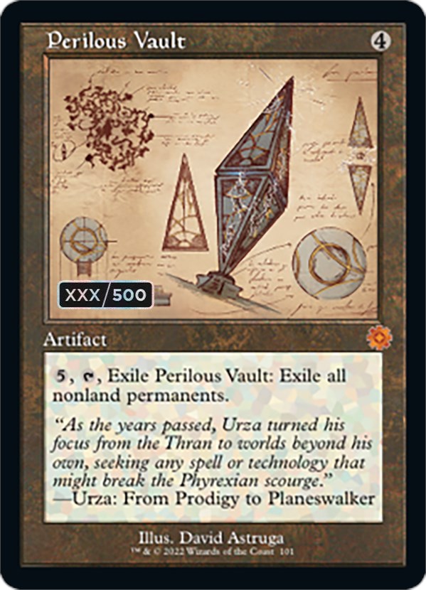 Perilous Vault (Retro Schematic) (Serialized) [The Brothers' War Retro Artifacts] | Lots Moore NSW