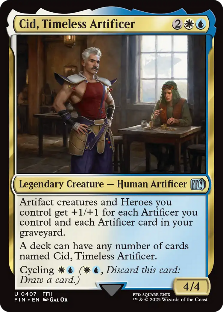 Cid, Timeless Artificer (0407) [FINAL FANTASY] | Lots Moore NSW