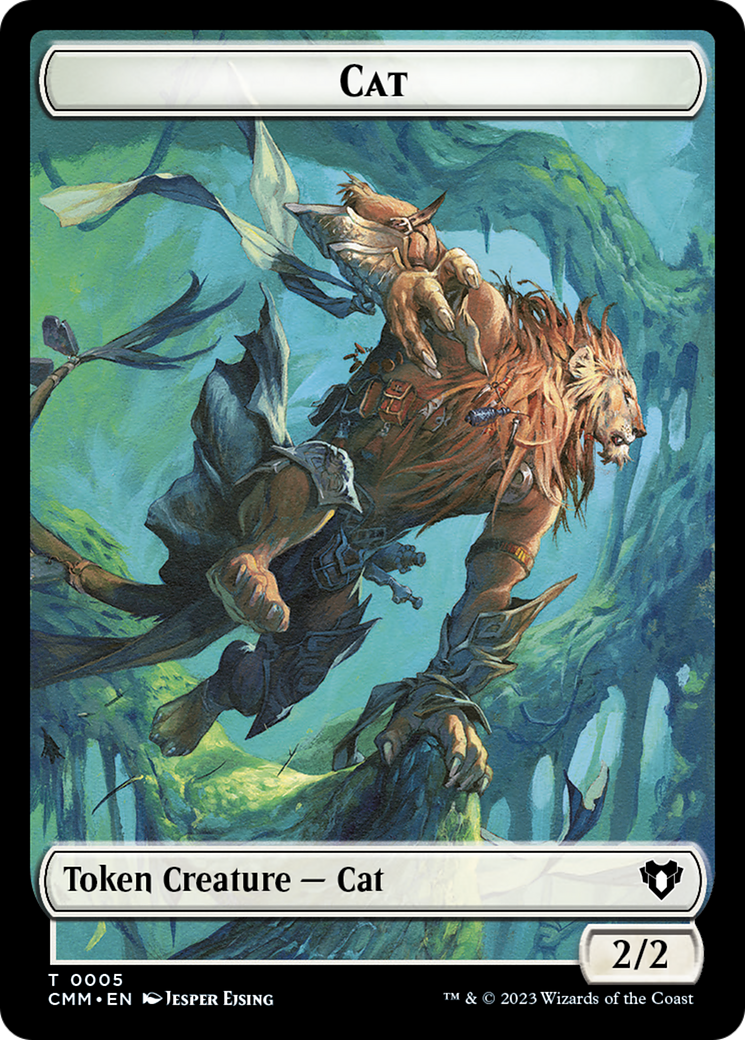 The Monarch // Cat (0005) Double-Sided Token [Commander Masters Tokens] | Lots Moore NSW