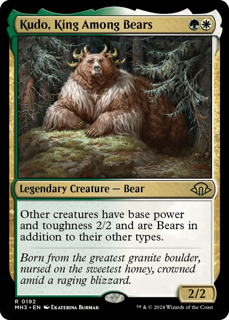 Kudo, King Among Bears [Modern Horizons 3] | Lots Moore NSW