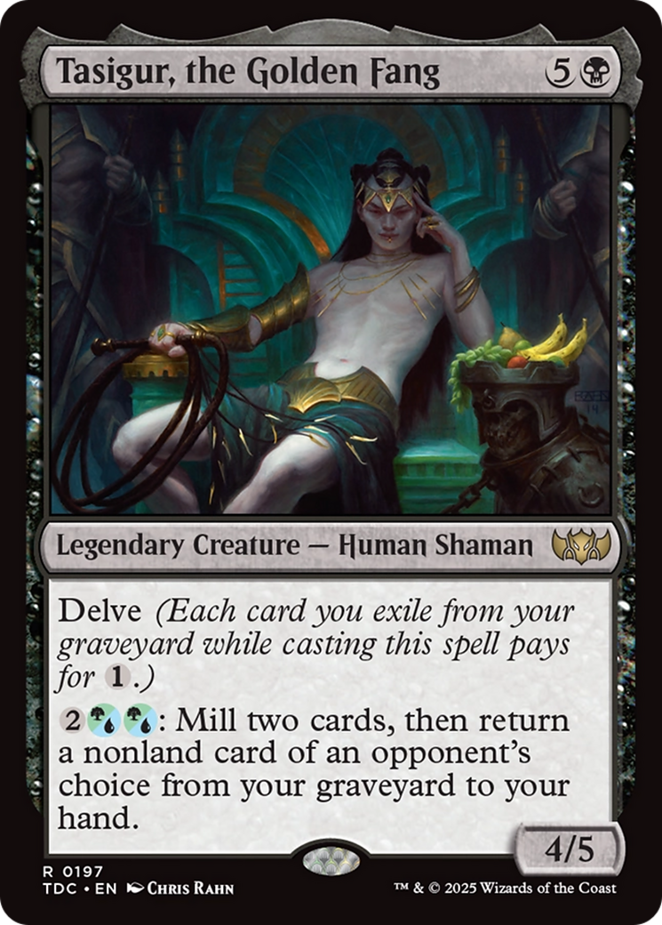 Tasigur, the Golden Fang [Tarkir: Dragonstorm Commander] | Lots Moore NSW