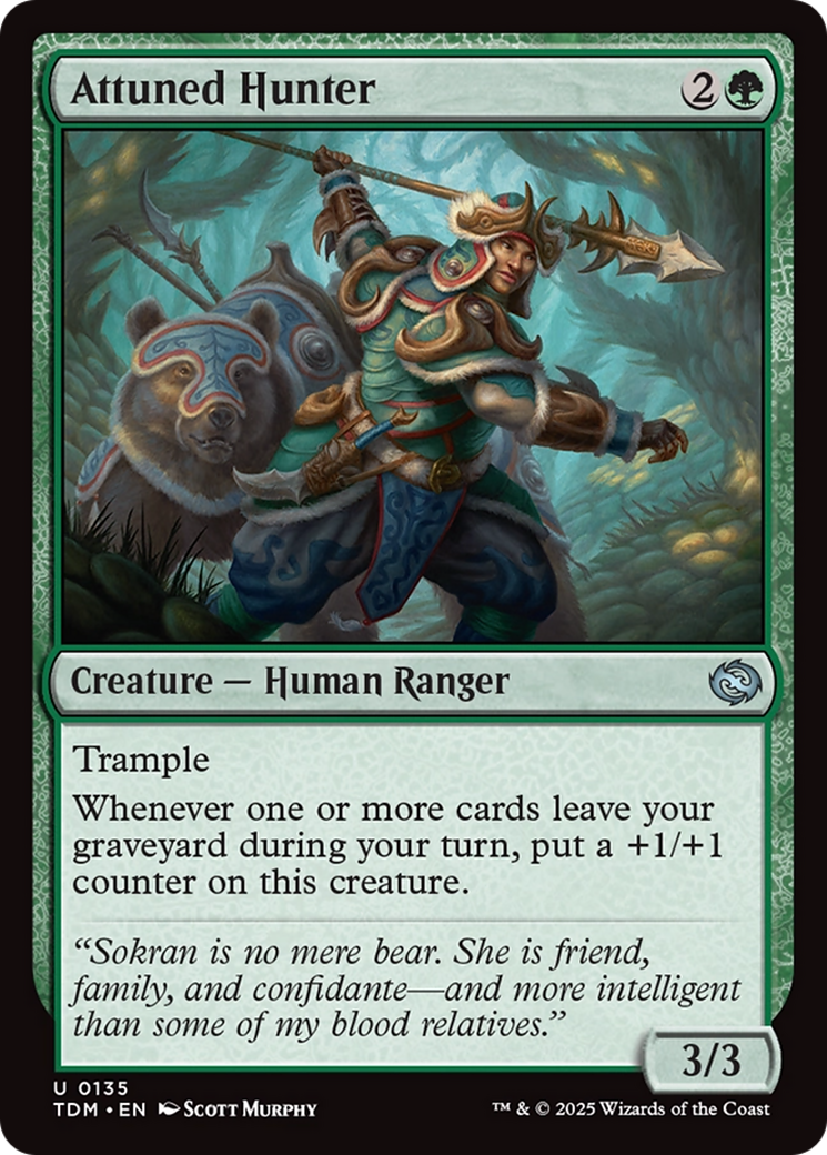 Attuned Hunter [Tarkir: Dragonstorm] | Lots Moore NSW