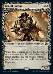 Brutal Cathar // Moonrage Brute (Showcase Equinox) [Innistrad: Midnight Hunt] | Lots Moore NSW