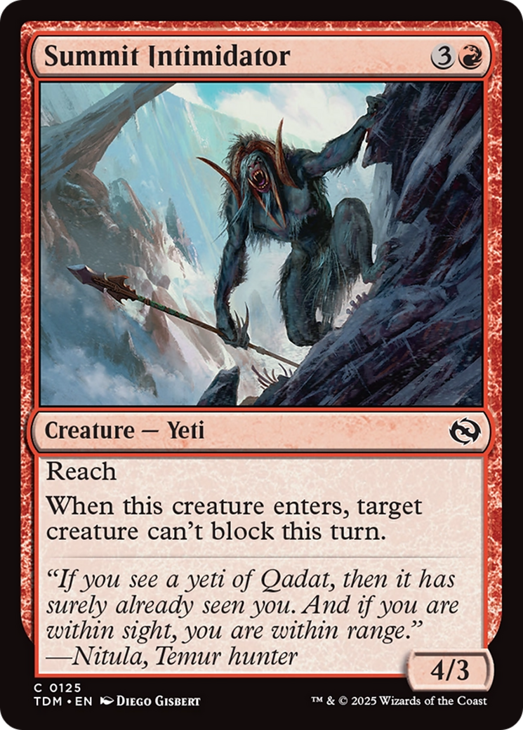 Summit Intimidator [Tarkir: Dragonstorm] | Lots Moore NSW