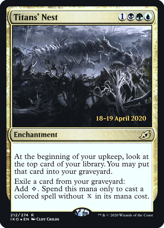 Titans' Nest [Ikoria: Lair of Behemoths Prerelease Promos] | Lots Moore NSW