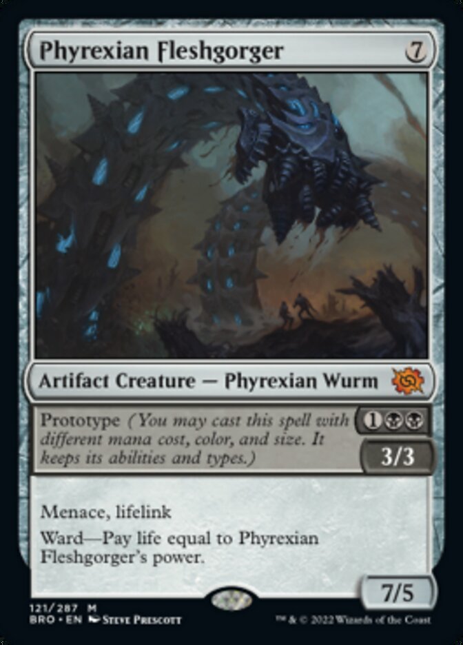 Phyrexian Fleshgorger (Promo Pack) [The Brothers' War Promos] | Lots Moore NSW