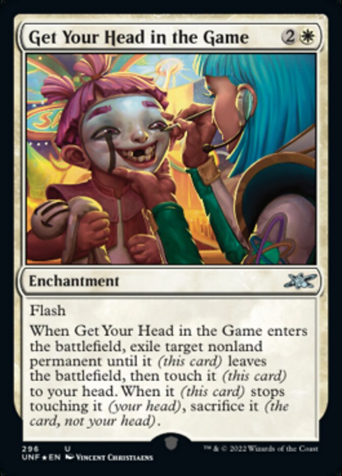 Get Your Head in the Game (Galaxy Foil) [Unfinity] | Lots Moore NSW