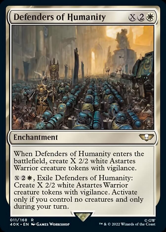 Defenders of Humanity (Surge Foil) [Warhammer 40,000] | Lots Moore NSW