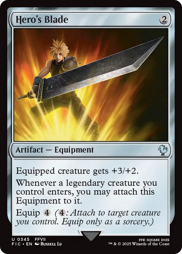 Hero's Blade [FINAL FANTASY Commander] | Lots Moore NSW