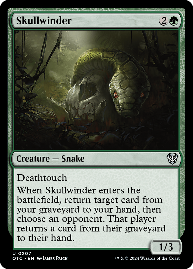 Skullwinder [Outlaws of Thunder Junction Commander] | Lots Moore NSW