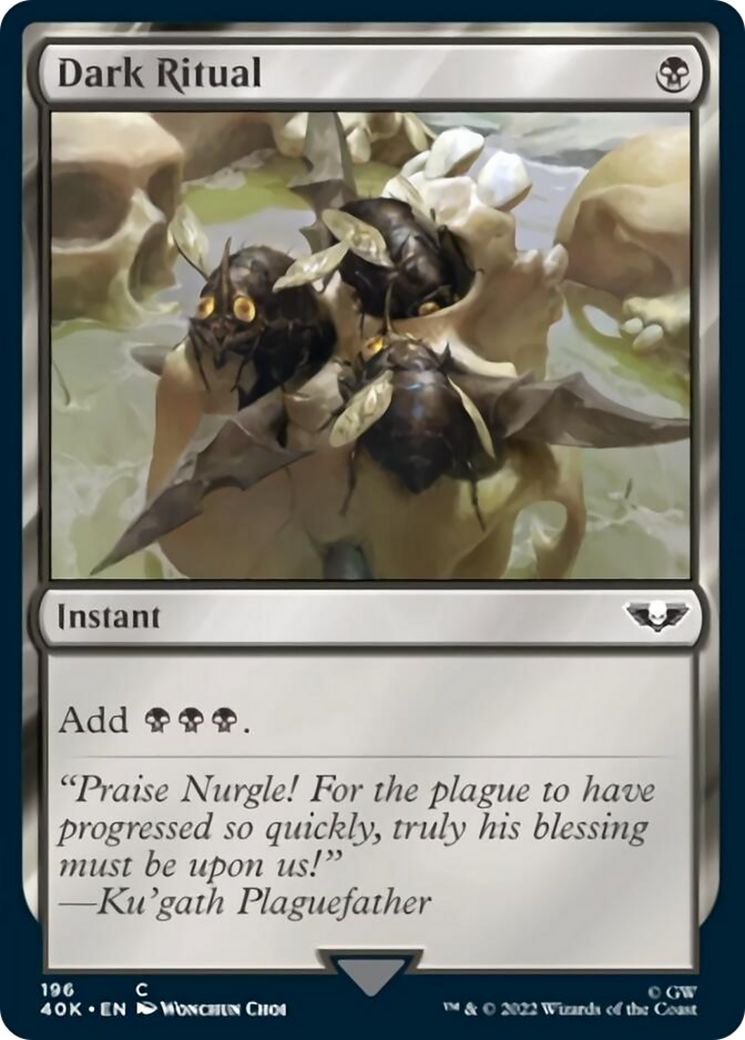 Dark Ritual (Surge Foil) [Warhammer 40,000] | Lots Moore NSW