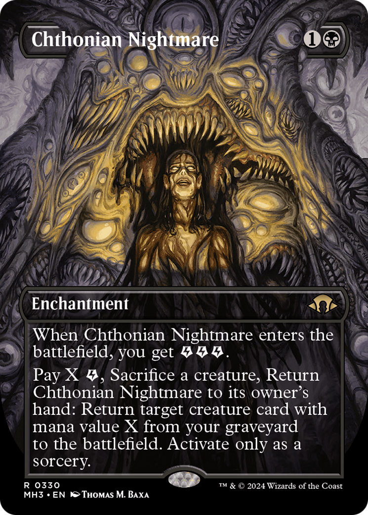 Chthonian Nightmare (Borderless) [Modern Horizons 3] | Lots Moore NSW