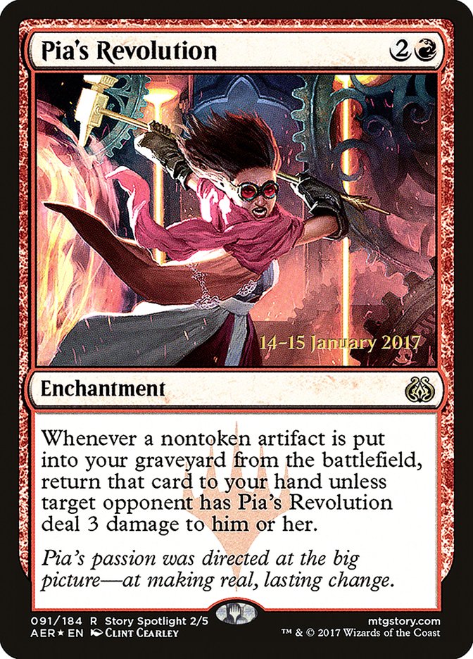 Pia's Revolution [Aether Revolt Prerelease Promos] | Lots Moore NSW