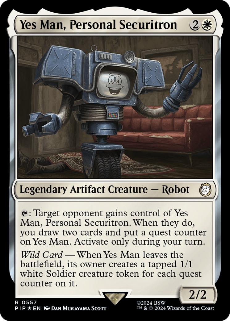 Yes Man, Personal Securitron (Surge Foil) [Fallout] | Lots Moore NSW