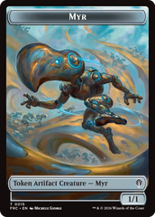 Gingerbrute // Myr Double-Sided Token [Reality Fracture Commander Tokens] | Lots Moore NSW